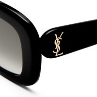 Saint Laurent SLM130 002 Black / Grey Lenses