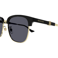 Gucci GG1499SK 001 Gold / Grey Lenses