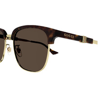 Gucci GG1499SK 002 Gold / Brown Lenses