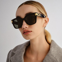 Gucci GG1690SK 001 Black / Grey Lenses