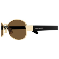 Saint Laurent SL706 001 Gold / Brown Lenses