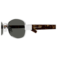 Saint Laurent SL706 002 Silver / Grey Lenses