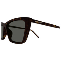 Saint Laurent SL737MICATHIN 002 Havana / Grey Lenses