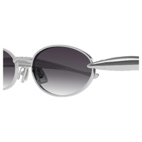 Bottega Veneta BV1386S 003 Silver / Grey Lenses