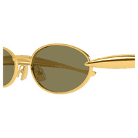 Bottega Veneta BV1386S 006 Gold / Green Lenses