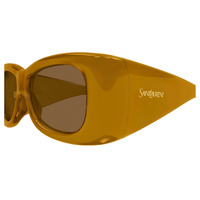 Saint Laurent SL901HOWL 008 Yellow / Brown Lenses