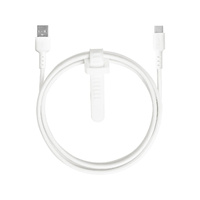 3SIXT Tough USB-A to USB-C (v2.0) Cable White 1.2m