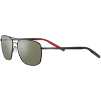 Serengeti Spello 8796 Shiny Black & Red / 555nm Polarised Photochromic Lenses