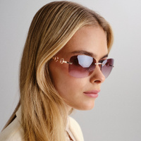 Fiorelli Kelly V2 FIO2200408 Rose Gold / Rose Gradient Flash Mirror Lenses