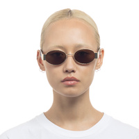 Aire Mars AIR2442296 Satin Gold w Charcoal Tortoise / Brown Mono Lenses
