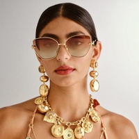 Camilla Desert Reign CAM2431037 Gold w Gold Glitter / Brown Gradient Flash Lenses