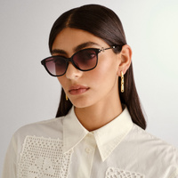 Oroton Alora ORO2456490 Black / Warm Smoke Gradient Lenses