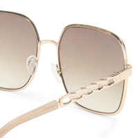 Fiorelli Amelia FIO2547307 Gold w Beige / Brown Gradient Flash Mirror Lenses