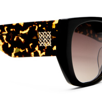 Oroton Scarlett ORO2556425 Black w Neo Tortoise / Warm Smoke Gradient Lenses