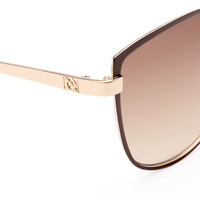 Oroton Ebony ORO2556437 Gold w Chocolate / Brown Gradient Lenses
