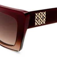 Oroton Ember ORO2556449 Burgundy Gradient / Warm Smoke Gradient Lenses