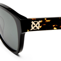 Oroton Blaire II ORO2556472 Black w Neue Tortoise / Smoke Polarised Lenses
