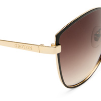 Oroton Ebony II ORO2556479 Gold w Black / Warm Smoke Gradient Lenses
