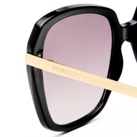 Fiorelli Jamie FIO2547322 Black w Gold / Warm Smoke Gradient Lenses