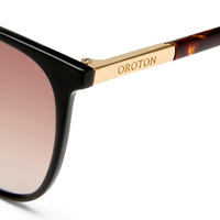 Oroton Coral OLS2556543 Black w Signature Tortoise / Warm Smoke Gradient Lenses