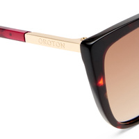 Oroton Sabelle OLS2650839 Cherry Tortoise w Burgundy / Warm Smoke Gradient Lenses