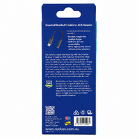 Smartcell Braided C Cable to Aux Adapter