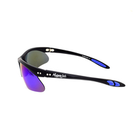 Mangrove Jacks Bladerunner C2 Black / Blue Revo Polarised Lenses
