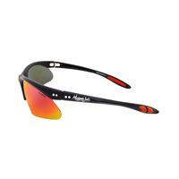Mangrove Jacks Bladerunner C3 Black / Red Revo Polarised Lenses