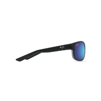 Maui Jim Kaiwi Channel Custom MM840-012 Grey Black Stripe / Blue Hawaii Polarised Lenses