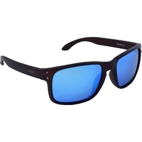 Mangrove Jacks Parker C8 Matte Black / Ice Blue Revo Polarised Lenses