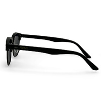 Mangrove Jacks Kids MJK72 C3 Shiny Black w Gunmetal / Smoke w Pink Revo Polarised Lenses