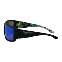 Mangrove Jacks Tromso C11 Matte Black / Green Revo Polarised Lenses
