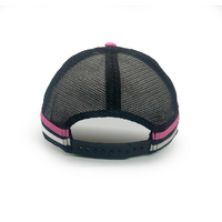 Urban Zoo West Village 109 5 Panel Trucker Longhorn Bull Pink/White OSFM
