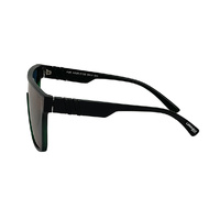 Urban Zoo For Your Eyes Only C18 Matte Black / Smoke w Green Revo Lenses