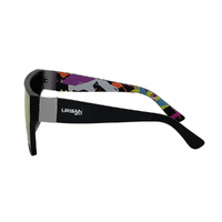 Urban Zoo Live And Let Live C13 Matte Black / Smoke w Red Revo Lenses