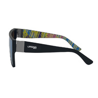 Urban Zoo Live And Let Live C18 Matte Black / Smoke w Ice Blue Revo Lenses