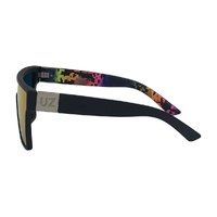 Urban Zoo Sin By The Sea C13 Matte Black / Smoke w Black Red Revo Lenses