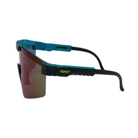 Mangrove Jacks Kids MK073 C2 Matte Black w Matte Crystal Blue / Blue Revo Polarised Lenses