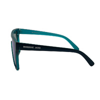 Mangrove Jacks Big Noggin C2 Matte Black w Matte Crystal Blue / Blue Revo Mirror Polarised Lenses