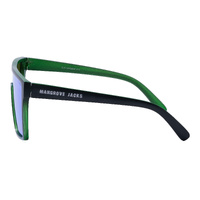 Mangrove Jacks Big Noggin C11 Matte Black w Matte Crystal Green / Green Revo Mirror Polarised Lenses