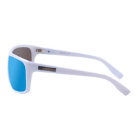Mangrove Jacks Skyfall C9 Shiny White / Ice Blue Revo Mirror Polarised Lenses
