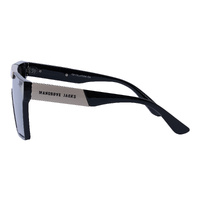 Mangrove Jacks Revolution C5 Shiny Black w Shiny Silver / Silver Flash Mirror Polarised Lenses