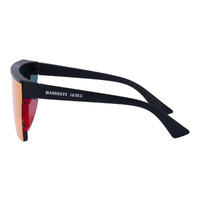 Mangrove Jacks Heatwave C3 Matte Black / Red Revo Polarised Lenses