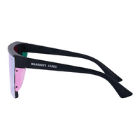 Mangrove Jacks Heatwave C9 Matte Black / Pink Revo Polarised Lenses