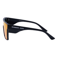 Mangrove Jacks Landslide C3 Matte Black / Red Revo Polarised Lenses