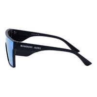 Mangrove Jacks Landslide C8 Matte Black / Ice Blue Revo Polarised Lenses