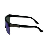 Mangrove Jacks Nefarious C2 Matte Black / Blue Revo Polarised Lenses