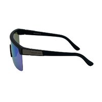 Mangrove Jacks Nefarious C8 Matte Black / Ice Blue Revo Polarised Lenses