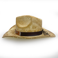 Rocko's Straw Hat Platinum Range Rebel Faded Beige