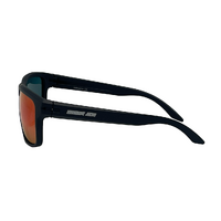 Mangrove Jacks Paradox C3 Matte Black / Black Red Revo Polarised Lenses